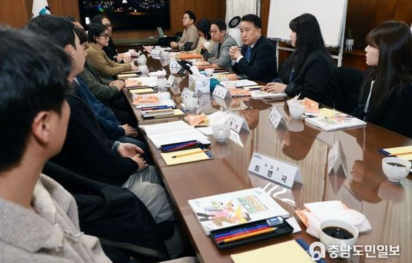 김영환 충북도지사, 도내 청년세대와 소통