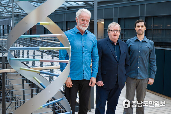 Kari Stefansson CEO of decode genetics with Thorgeir Thorgeirsson and Vinicius Tragante, authors on the paper. Kari Stefansson CEO of decode genetics with Thorgeir Thorgeirsson and Vinicius Tragante, authors on the paper.