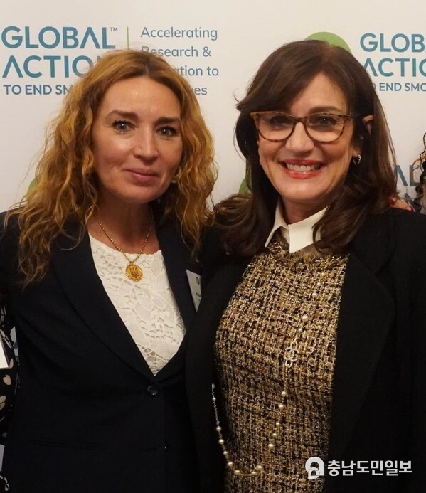 Newly-appointed Chief Development Officer Natasha Toropova (left) with Pam Parizek, Global Action's Executive Board Chair (right). Toropova joins Global Action after leading the nonprofit Healthy Initiatives for six years. Newly-appointed Chief Development Officer Natasha Toropova (left) with Pam Parizek, Global Action's Executive Board Chair (right). Toropova joins Global Action after leading the nonprofit Healthy Initiatives for six years.