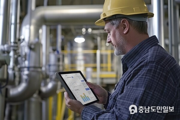 A maintenance professional uses The Asset Guardian (TAG) Mobi to optimize the assets in their plant. A maintenance professional uses The Asset Guardian (TAG) Mobi to optimize the assets in their plant.