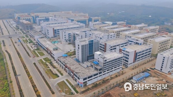 Photo shows the Mule textile and clothing industry park in Guiping which has been put into operation. (Provided by Lin Qiuyun) Photo shows the Mule textile and clothing industry park in Guiping which has been put into operation. (Provided by Lin Qiuyun)