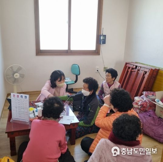 찾아가는 건강관리 모습
