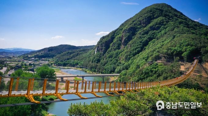금산 월영산 출렁다리