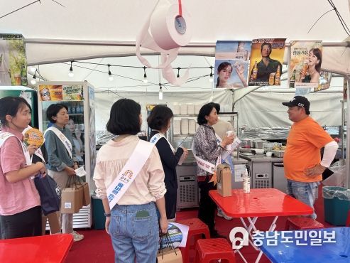 충남도 대백제전 식중독 예방 캠페인 실시