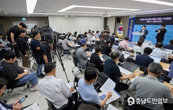 오세현 아산시장, 취임 100일 “민생 회복과 도시 성장 총력”