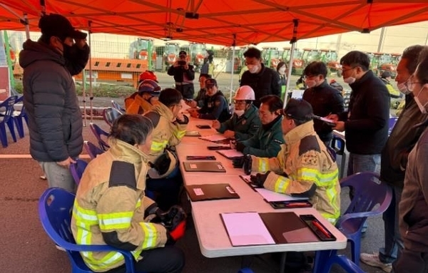 천안시, 이랜드패션 물류센터 화재에 따른 시민불편 최소화 총력