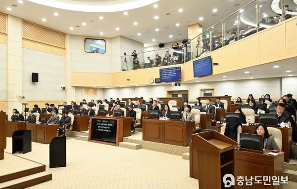 세종시의회, 추가경정예산안 등 59개 안건 처리