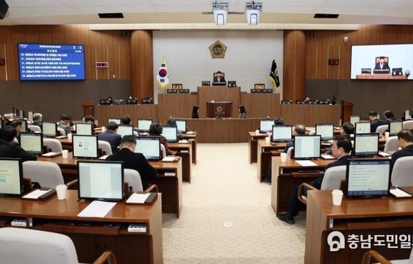 충남도의회, 제363회 임시회 36개 안건 처리 후 폐회