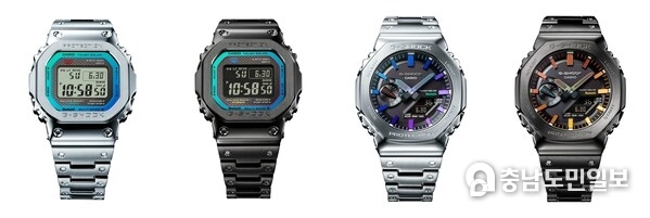 From left: GMW-B5000PC, GMW-B5000BPC, GM-B2100PC, and GM-B2100BPC