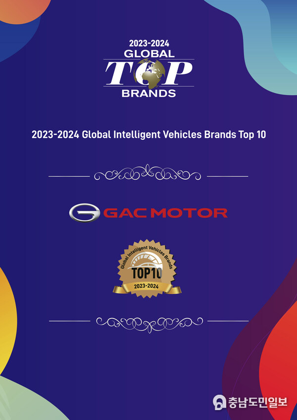 GAC MOTOR awarded "2023-2024 Global Intelligent Vehicles Brands Top10"