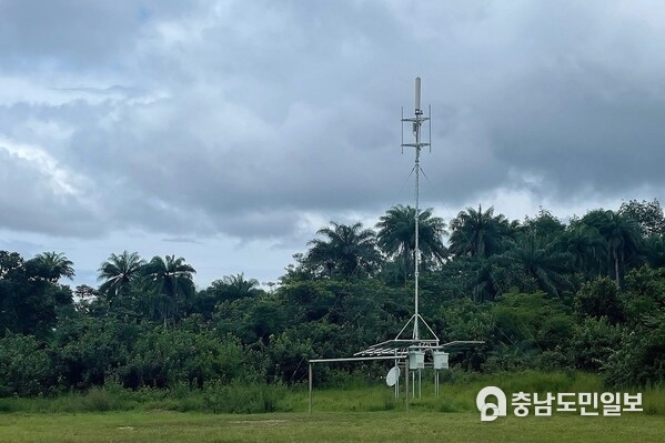 One of the communication sites deployed by Orange and ZTE