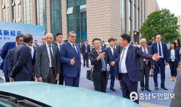 Prime Minister Aziz Akhannouch commends the line-up of electric vehicles powered by Gotion batteries (PRNewsfoto/)