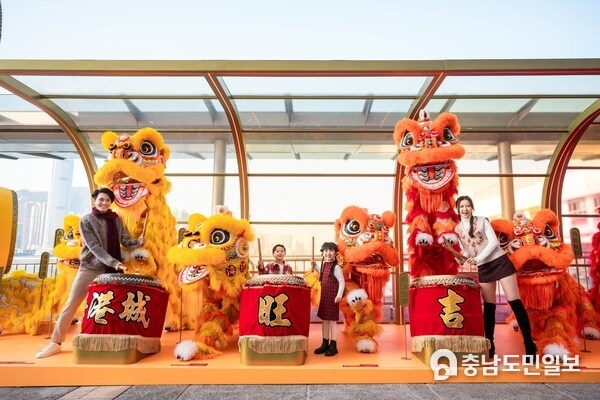 Visitors can strike the drums to usher in a year filled with positivity