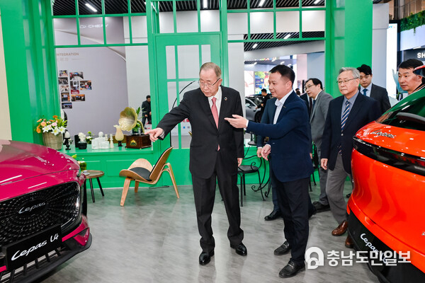 Ban Ki-moon Visits Chery Group's LEPAS Pavilion to Promote a Greener Mobility Future