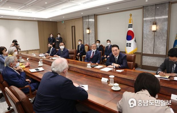 미국 학계 및 전·현직 주요 인사 단체 접견