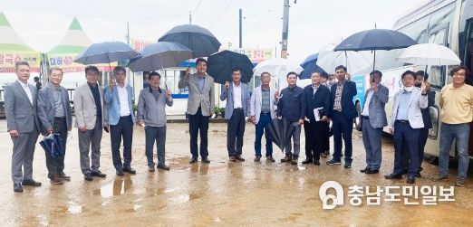 충남도의회 안건소위, 지방도 619호선 현장답사