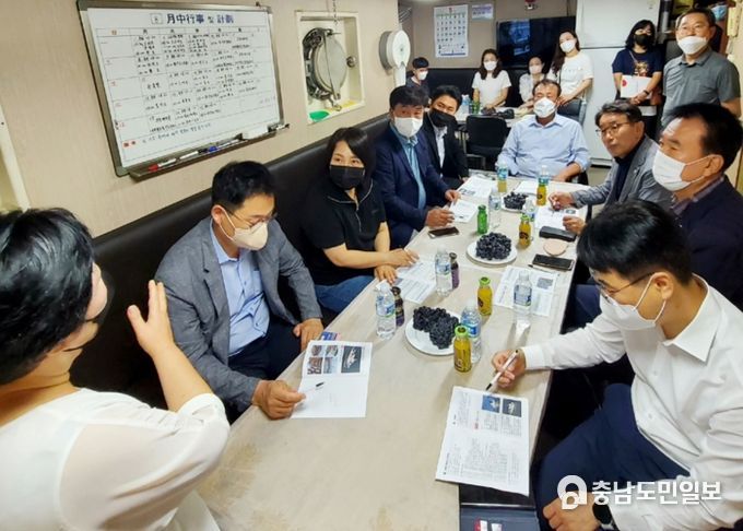 충남도의회 복지환경위원회, 병원선 충남501호 현장방문