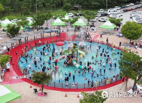2022년 서산시 야외물놀이장 운영 사진