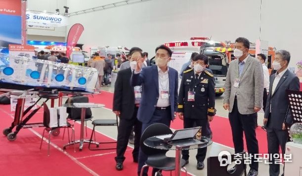 충남도의회 안건소위, 국제소방안전박람회 참관