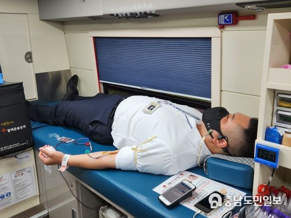 충남교육청, 코로나19 혈액 수급 안정을 위한 헌혈 동참