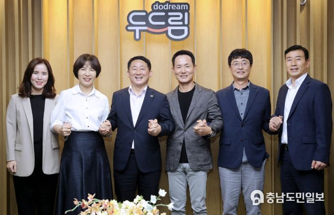 서철모 서구청장 20일 ㈜두드림 방문