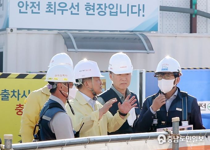 용문동 123구역 재정비사업 현장