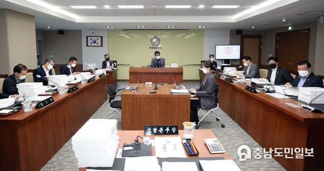 충남도의회 안건소위, 안전관리 대책 강화 주문