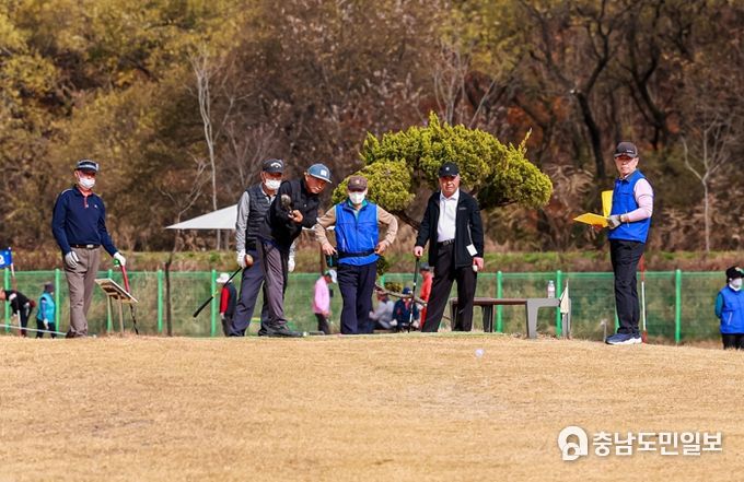 계룡시장애인체육회, 제1회 장애인 파크골프대회 성료