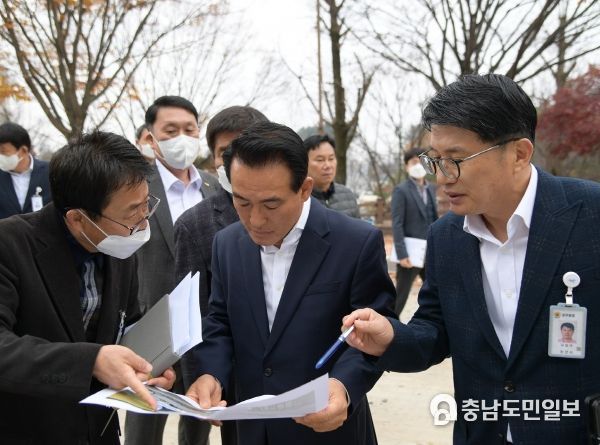 백성현 논산시장의 적극적인 현장 행정