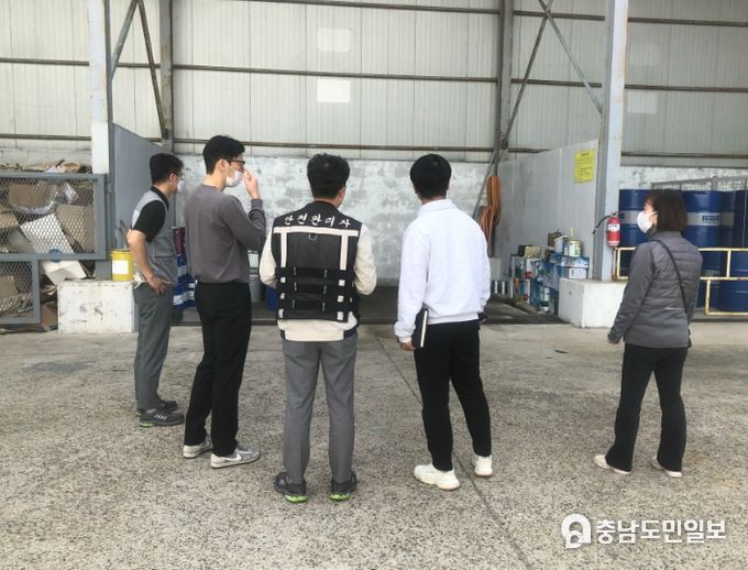 지난 10월 환경기동처리반 점검사진