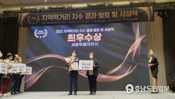 ‘지역먹거리지수 평가’최우수상 수상
