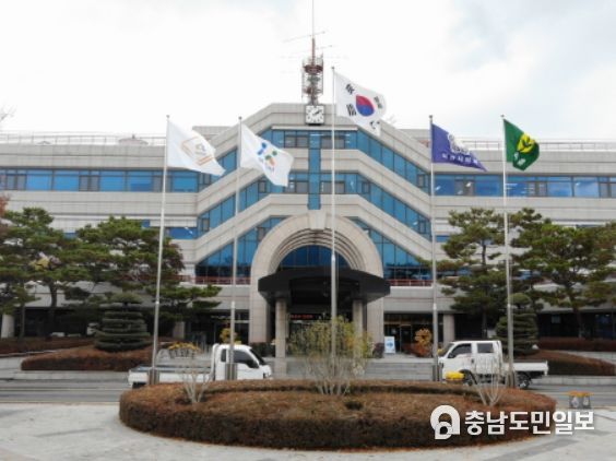아산시청 전경