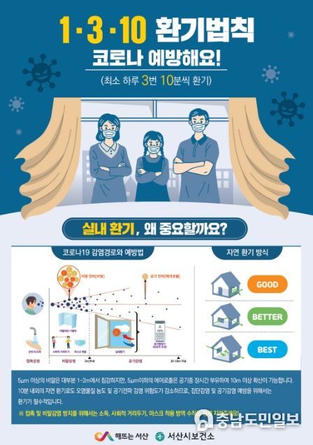 환기 캠페인 홍보 이미지