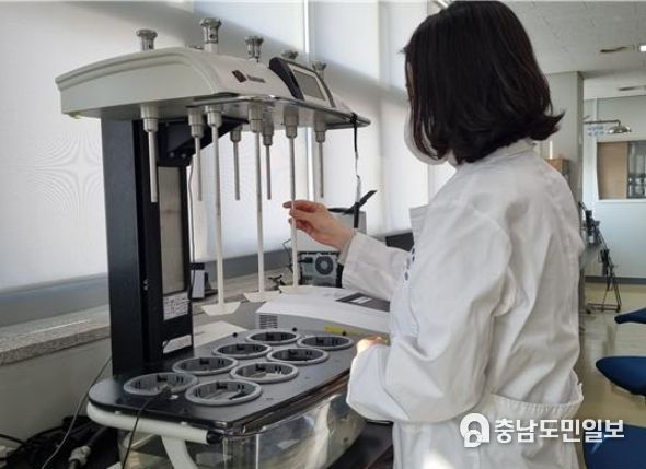 도내 유통 의약외품 검사 모습