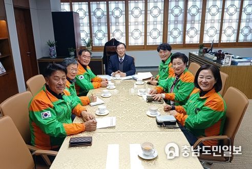 최민호 세종시장, 자율방재단 임원진 간담회 가져