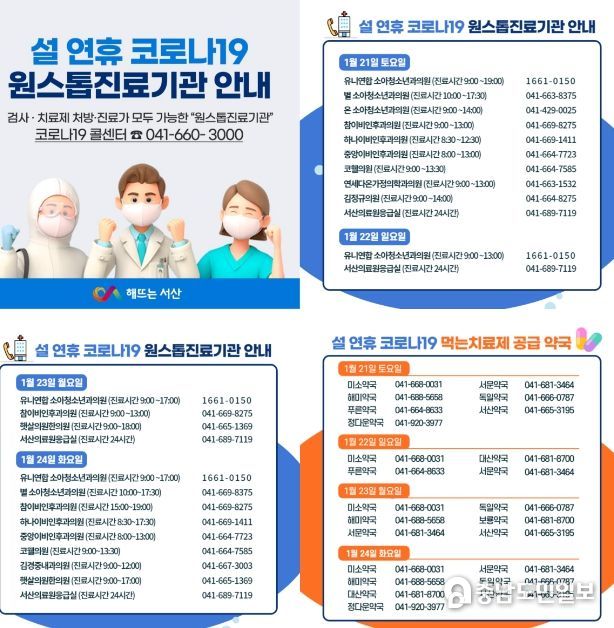 원스톱 진료기관 홍보물
