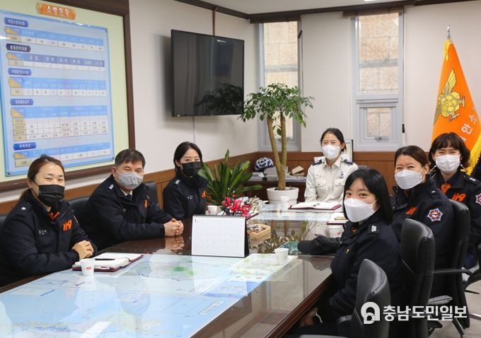 태안소방서, 여직원 소통·공감 간담회 실시