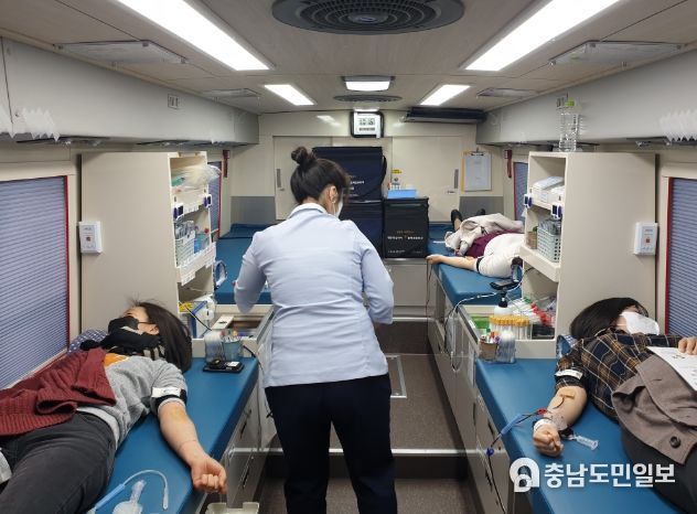 충남교육청 사랑의 헌혈행사 동참