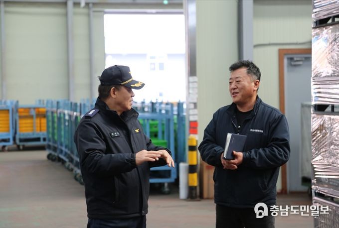 물류창고시설 현장지도 모습