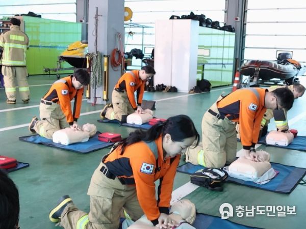 태안소방서, 상반기 전술훈련 평가