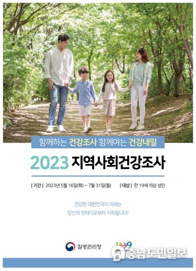 홍성군2023년 지역사회건강조사 실시