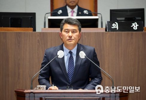 김기서 충남도의원, 스마트팜 정책제안 및 불법쓰레기 문제 지적