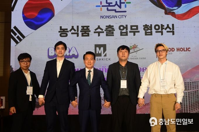 시장님 및 기업대표 단체 기념사진