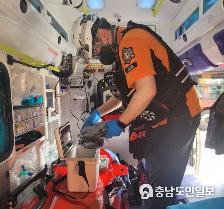 세종소방서, 119폭염구급대 운영·온열질환 대응물품 배치