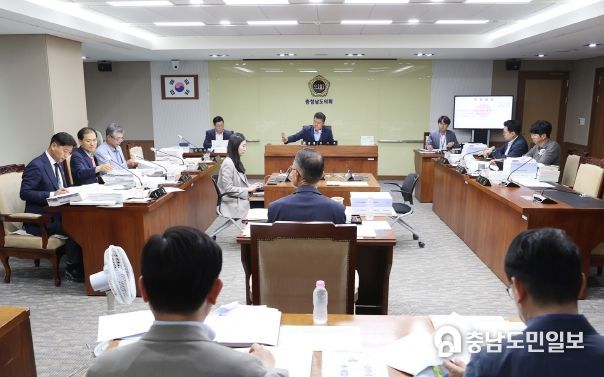 충남도의회 건소위 “예산집행에 더욱 신중 기해달라”