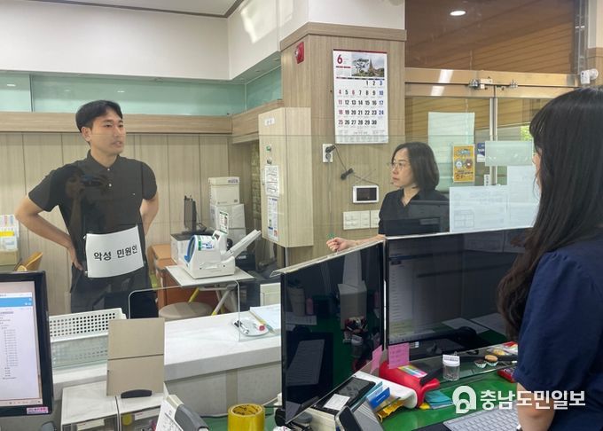 논산계룡교육지원청, 민원실 폭언․폭행 민원 발생상황 대비를 위한 모의 훈련 실시