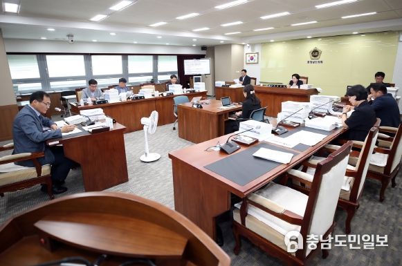 충남도의회 행문위, 효율적인 예산집행·불용잔액 최소화 주문