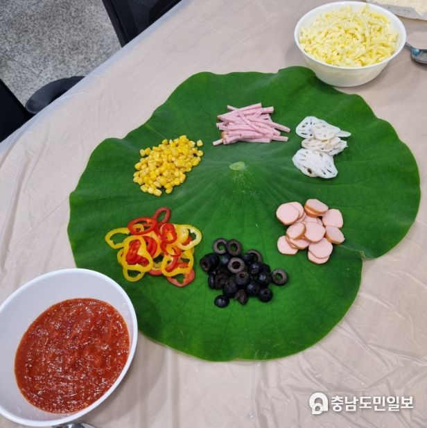 합덕제수리민속박물관 프로그램 연인 피자만들기 체험 활동