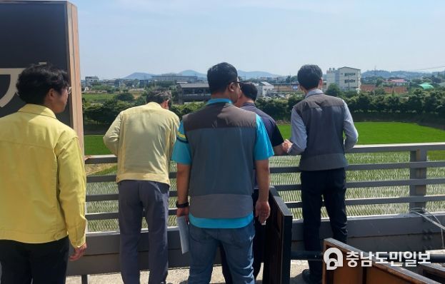 19일 열린 여름철 자연재난 대비 현장점검 모습