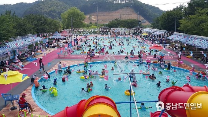 고복야외수영장 전경